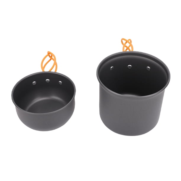 Juego De Utensilios De Cocina Para Acampar, Ollas Para Acampar De aleación De Aluminio, Estufa De Picnic Portátil, Juego De Utensilios De Cocina Para 1-2 Personas