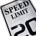 thumbnail image 5 of Speed Limit 10 MPH Sign, Slow Down Sign, Engineer Grade Reflective Sheeting, Rust Free Aluminum, Weather Resistant, Waterproof, Fade Resistant, 12" x 8" (White-10 MPH), 5 of 5