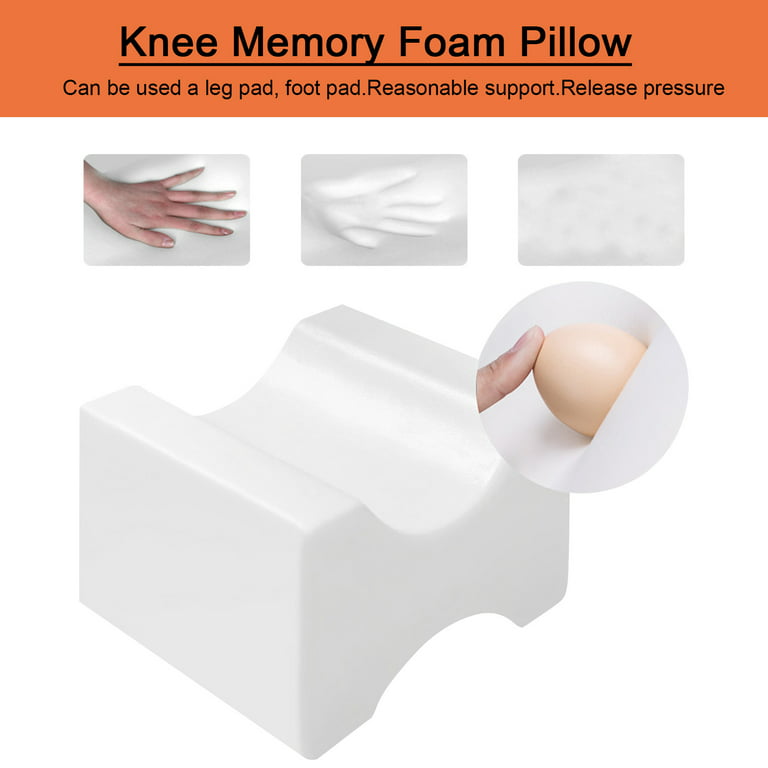 Memory Foam Knee Leg Pillow Cover for Side Sleepers Knee Pain and