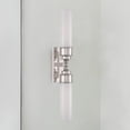 thumbnail image 3 of Crystorama Lighting Group Wlx-302 Wilcox 2 Light 25" Tall Led Bath Bar - Nickel, 3 of 7