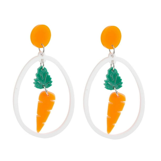 Creative Ear Drop Style Earrings Lovely Design For Women Festive Accessory 5.8x3.2cm 1 Pair