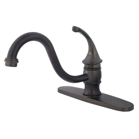 Kingston Brass Georgian Single Handle 8" Kitchen Faucet without Sprayer