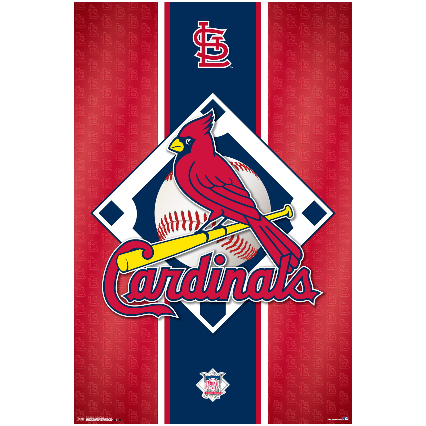 St. Louis Cardinals 23&quot; x 34&quot; Logo Wall Poster - 0