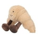 thumbnail image 5 of Juguete de peluche de comida para niños, suave, de algodón PP, divertido y lindo pan relleno, almohada, regalo de cumpleaños, decoración del hogar, croissant, 5 of 14