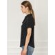 thumbnail image 4 of INSPIRE CHIC Blusa De Gasa Con Cuello Peter Pan Y Manga Corta Con Lunares Para Mujer Negro S, 4 of 6