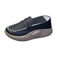 thumbnail image 3 of Chaussures Décontractées pour Femmes Confortables à Enfiler Souples pour Marche Intérieure Extérieure Noires 37, 3 of 8