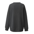thumbnail image 4 of Blusa informal de moda con cuello redondo y manga larga para mujer con estampado de Halloween Pompotops FGAJ9333, 4 of 4