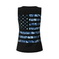 thumbnail image 5 of Haiem Navy Camouflage American Flag Workout Tank Tops for Women, Athletic Sports Slim-Fit Tank Tops, Compression Sleeveless Dry Fit Shirts,Athletic Shirt-Medium, 5 of 9
