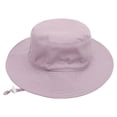 thumbnail image 3 of Sombrero para el sol para bebé con protección solar UPF 50+, sombrero de cubo para niños pequeños, sombreros de playa de verano para niños, sombrero de ala ancha para jugar al aire libre para niños y, 3 of 8