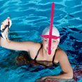 thumbnail image 4 of 1 juego de snorkel frontal para natación de vuelta Snorkel de natación para adultos para mejorar tu entrenamiento de natación Equipo de snorkel cómodo para uso en piscinas y aguas abiertas, 4 of 7