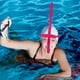 thumbnail image 4 of 1 juego de snorkel frontal para natación de vuelta Snorkel de natación para adultos para mejorar tu entrenamiento de natación Equipo de snorkel cómodo para uso en piscinas y aguas abiertas, 4 of 7