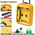 thumbnail image 2 of czcpp-1 Adaptateur de Roue Électrique pour Dewalt 20V Adaptateur de Batterie Convertisseur de Batterie avec Fusible & Interrupteur & Bornes de Fil 12AWG Fil pour Jouets Rc DIY et Camion à Chevaucher, 2 of 4
