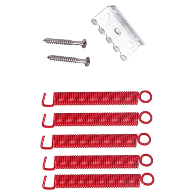 tamizeot 8 Pieces Lightweight Tremolo Springs Tremolo Bridge System Spring Bass Instrument Tool with Neck Plate Coated