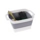 thumbnail image 3 of Foldable camping dishwashing tub - 10 liters - Portable dishwashing bowl including accessories - dishwashing set folding bowl wash basin basket for excursion festival picnic, 3 of 4