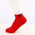 thumbnail image 2 of Women's Four Seasons Socks Solid Color Candy Color Topwoner Deodorant Sweet Cotton Boat Socks, 2 of 7