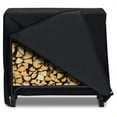 thumbnail image 1 of Two Dogs Designs 48 in. Log Rack Cover - Black, 1 of 4