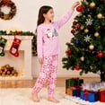 thumbnail image 3 of HYCLES Girls Christmas Pajamas Toddler Boy Kids Holiday Pajamas Set Santa PJS Size 2T-12Y Winter Sleepwear Children Clothes, 3 of 5
