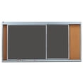 thumbnail image 5 of Aarco HSU48-2 Markerboard with Horizontal Sliding 2 Track Units, 5 of 6