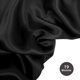 thumbnail image 5 of 19mm Black Silk Pillowcase for Hair Skin Travel/20x14in Pillow Case with Zip Unique Bargains Funda de Almohada, 5 of 6