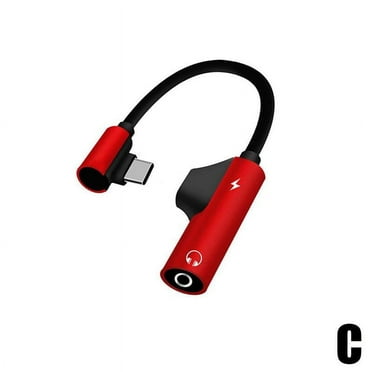 Usb-c Type-c To 3.5mm Jack Aux Headphone Audio Splitter Charging Adapter Cable. W1E4