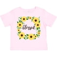 thumbnail image 3 of Inktastic Blessed Sunflower Wreath Girls Toddler T-Shirt, 3 of 5