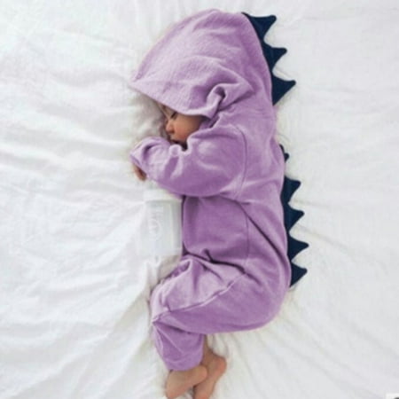 

THE WILD Toddler Boy Girls Dinosaur Style Patchwork Romper Jumpsuit