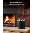 thumbnail image 6 of KFFKFF Ash Bucket Set with Lid, Shovel, Broom, and Gloves, Metal Charcoal Container for Fireplace and Fire Pits, 2.6-Gallon Capacity for Indoor and Outdoor Use, 6 of 9