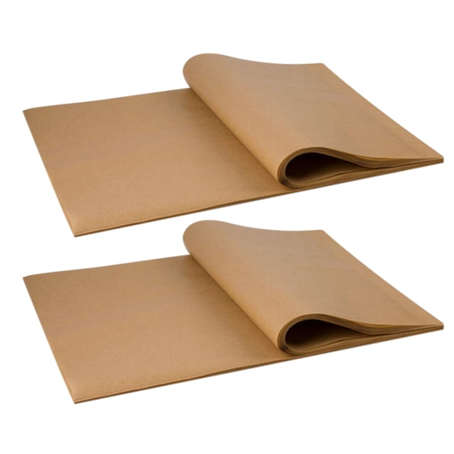 Feuilles de Papier Anti-Graisse pour Cuisson Marron Clair Lot de 100 11.8x7.9in