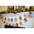 thumbnail image 2 of Gingerbread man garland, Christmas Garland, Country Christmas, Christmas Photo Prop, Children Christmas decor, paper garland, 2 of 4