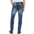 thumbnail image 2 of RAW X Mens Stretch Moto Jeans, Med Blue, 32X32, 2 of 7