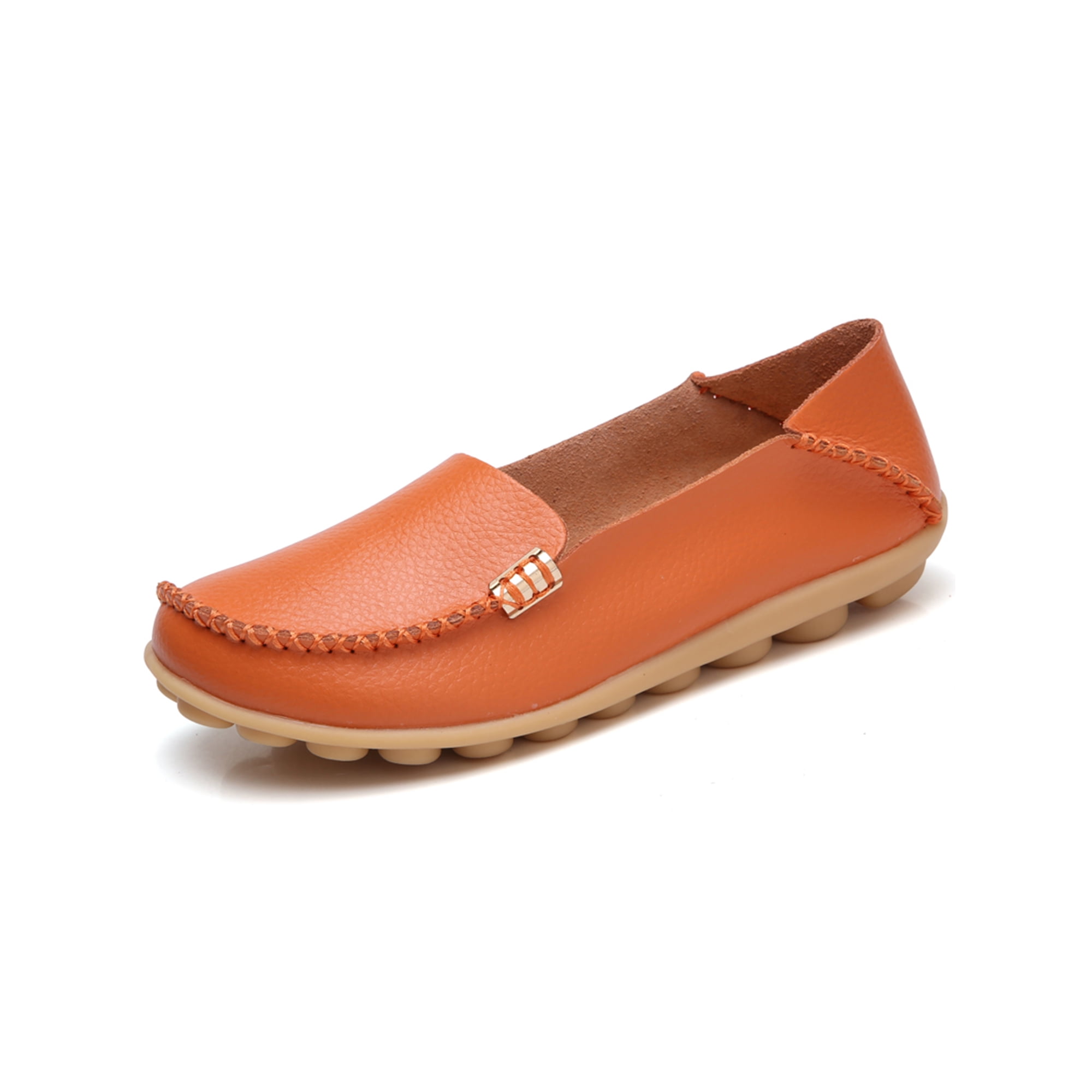 Orange loafers womens best sale