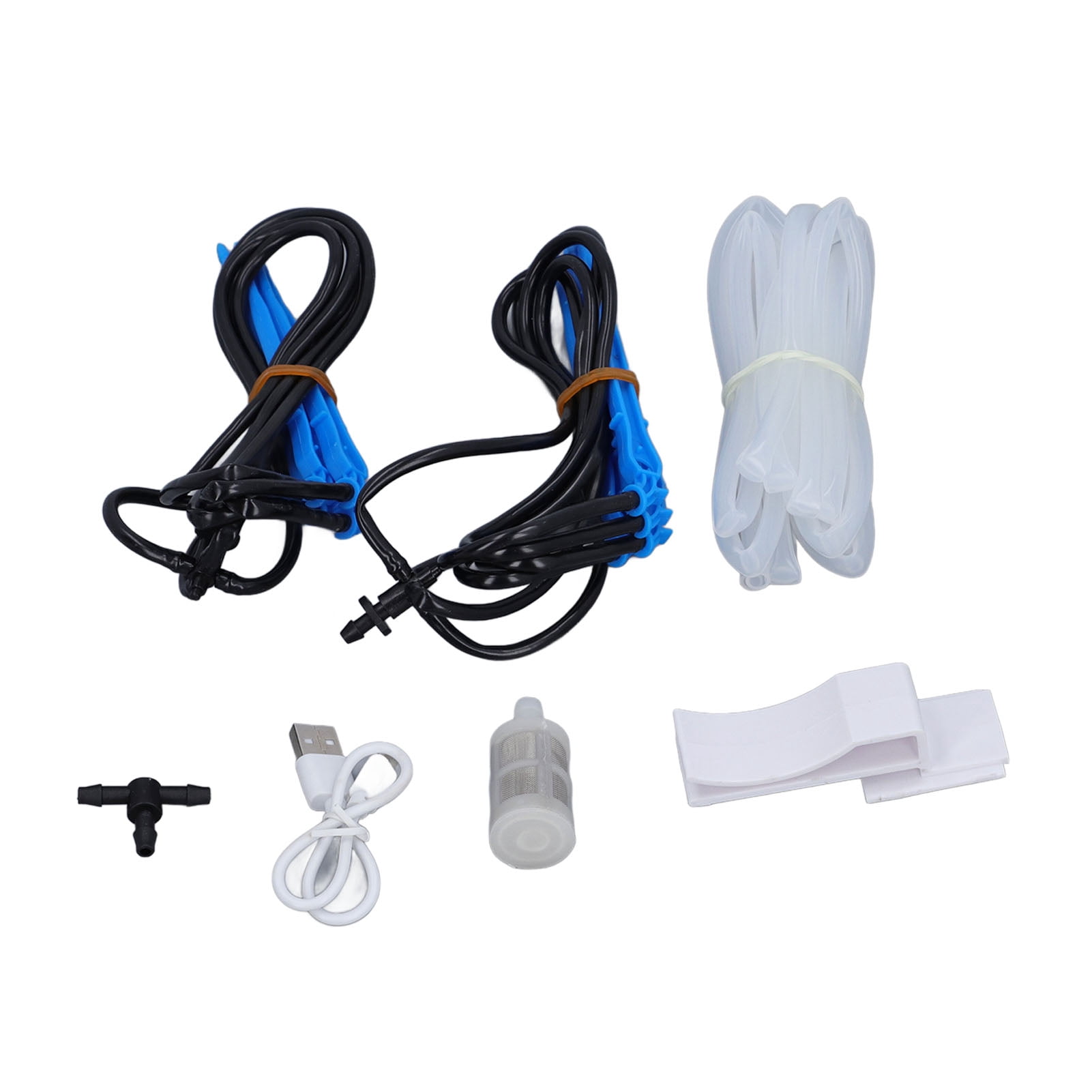 Riousery Automatic Plant Watering System, Vacation Drip Irrigation Kit with Programmable Timer for 8 Potted Houseplants (15x15x7 cm / 5.9x5.9x2.7 in)