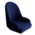 thumbnail image 3 of 1pc Wing Back Dining Chair Cover stretch removable Reusable Protector Seat Covers for Decor dark blue, 3 of 9