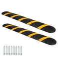 thumbnail image 1 of Kojooin rotector Ramp for Asphalt, Concrete & Gravel Roads - Modular 2-Channel Design with 6 Bolt Spikes -Curb Ramps for Driveway, 1 of 8
