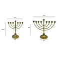 thumbnail image 2 of Classic Gold Detachable Metal Candle Holder Candle Stand Candlestick Menorah 7-BRANCH, 2 of 8