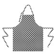 thumbnail image 2 of Black and White Small Checkered Pattern Apron-Garden Aprons for Women with Pockets-Cotton Linen Waterproof Kitchen Cooking Gardening Aprons Adjustable for Kitchen,Cooking,BBQ and Salon 33x27 Inch, 2 of 7
