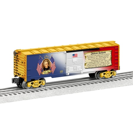 Lionel O Scale Andrew Jackson Presidential Series Boxcar Electric Powered Model Train Rolling Stock
