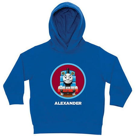 Personalized Thomas & Friends Blue Circle Toddler Boy Hoodie
