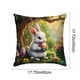 thumbnail image 3 of Hogar y cocina, Ropa de cama, Almohadas, Funda de cojín de Pascua, Conejos, Huevo de Pascua, Floral, Sofá, Funda de cojín decorativa, Funda de almohada decorativa navideña, Funda de almohada de polié, 3 of 6