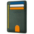 thumbnail image 1 of Tarjetero de piel Wallet RUNBOX Slim con bloqueo RFID, 1 of 5