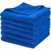 11.8*11.8in Premium Microfiber Detailing Towels, Lint Free Car Buffing Waxing Polishing Drying Towel, Pack of 6