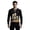 A-Black919, variant on XIAOCHA Men's Skeleton Print Long Sleeve Henley Shirt Relaxed Fit Holiday Tops