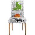 thumbnail image 1 of ABPHQTO Funda protectora para silla elástica africana, funda para asiento para comedor, Hotel, boda, fiesta, juego de 1, 1 of 4