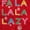 Red, variant on Funny Christmas Fa La La La Lazy Long Sleeve TShirt Men Women Brisco Brands S