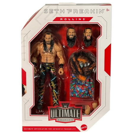 WWE Ultimate Edition Seth Rollins Figure & Accessories Set, Greatest Hits 6-inch Collectible