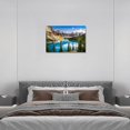 thumbnail image 4 of Pintura mural del lago Moraine, paisaje de las montañas Colorado, cartel con escena de un parque nacional moderno, ideal para colgar y encuadernar, perfecto para decorar el salón., 4 of 7