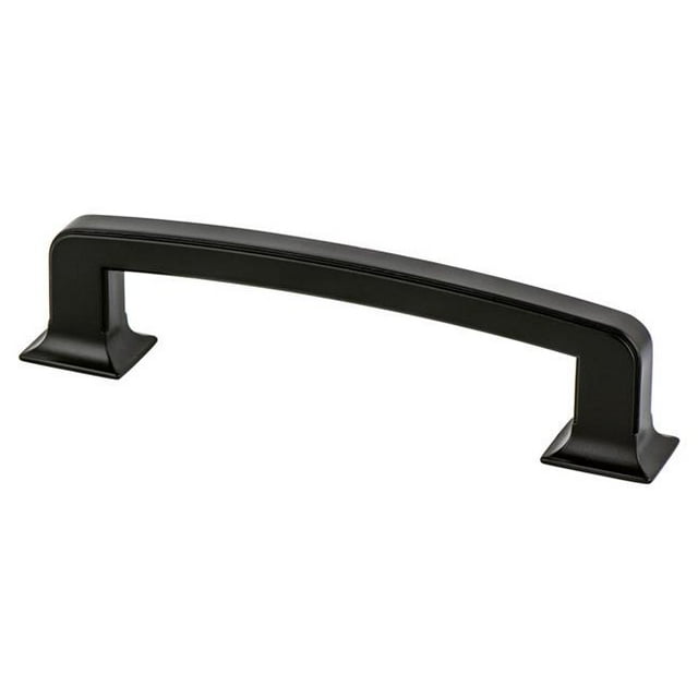 Berenson 2043-1055-P 128 mm CC Hearthstone Pull with Matte Black