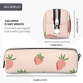 thumbnail image 3 of Honeii Strawberries Pattern Pencil Case, Pencil Pouch, Pencil Case Small, Pencil Pouch Aesthetic, PVC Pencil Pouch, Pencil Bag, Makeup Pouch, 3 of 7