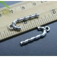 thumbnail image 6 of U8MO 8~50pc Retro XMAS Crutches Alloy Charms Pendant Jewelry Making DIY 27*9mm-50pcs, 6 of 9