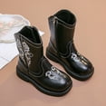 thumbnail image 6 of Leey-World Cowgirl Boots Women Little Kid's and Toddler Western Cowboy Boot Black,1, 6 of 8